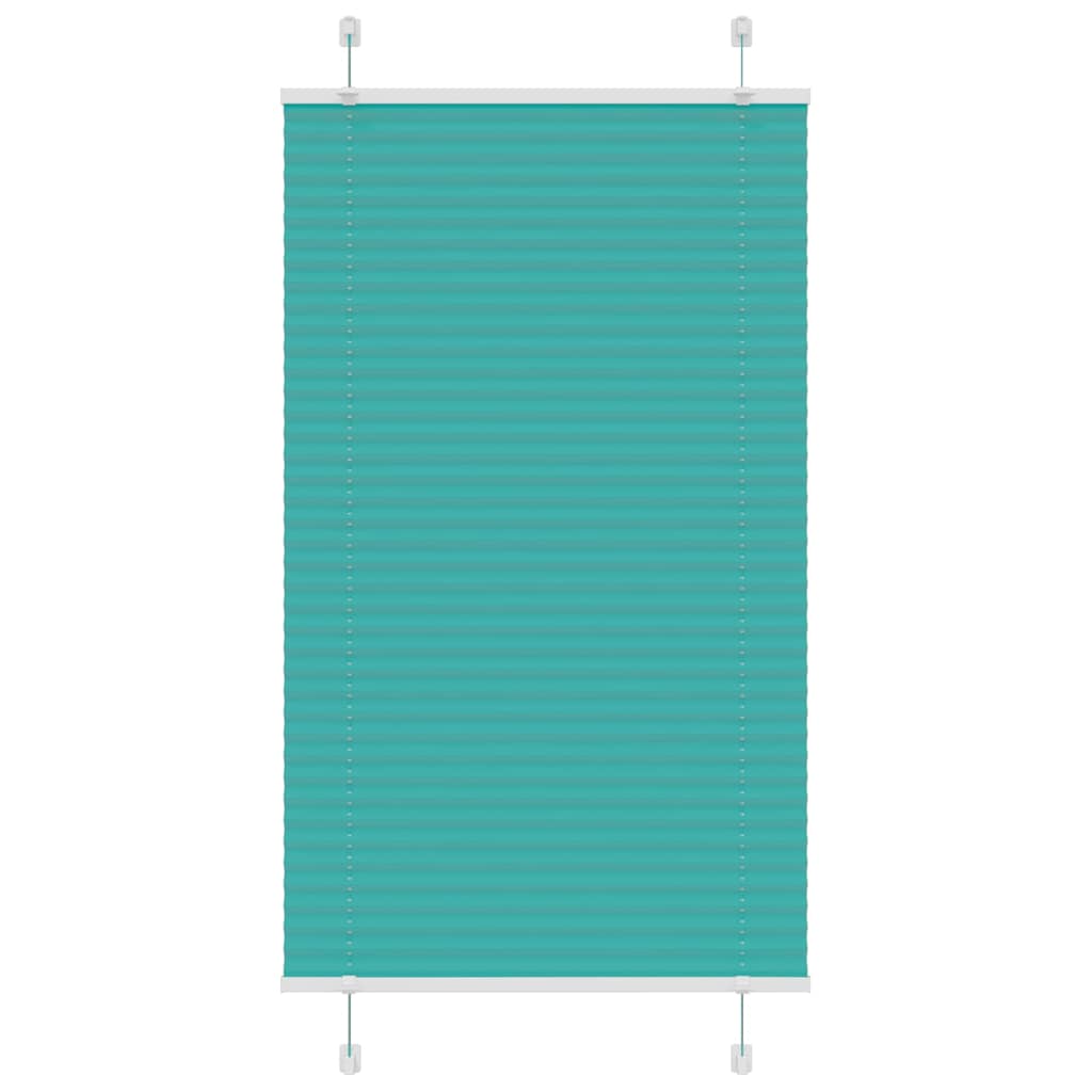 Plissee Petrolgrün 70x150 cm Stoffbreite 69,4 cm Polyester