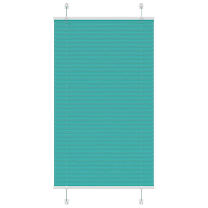 Plissee Petrolgrün 75x150 cm Stoffbreite 74,4 cm Polyester
