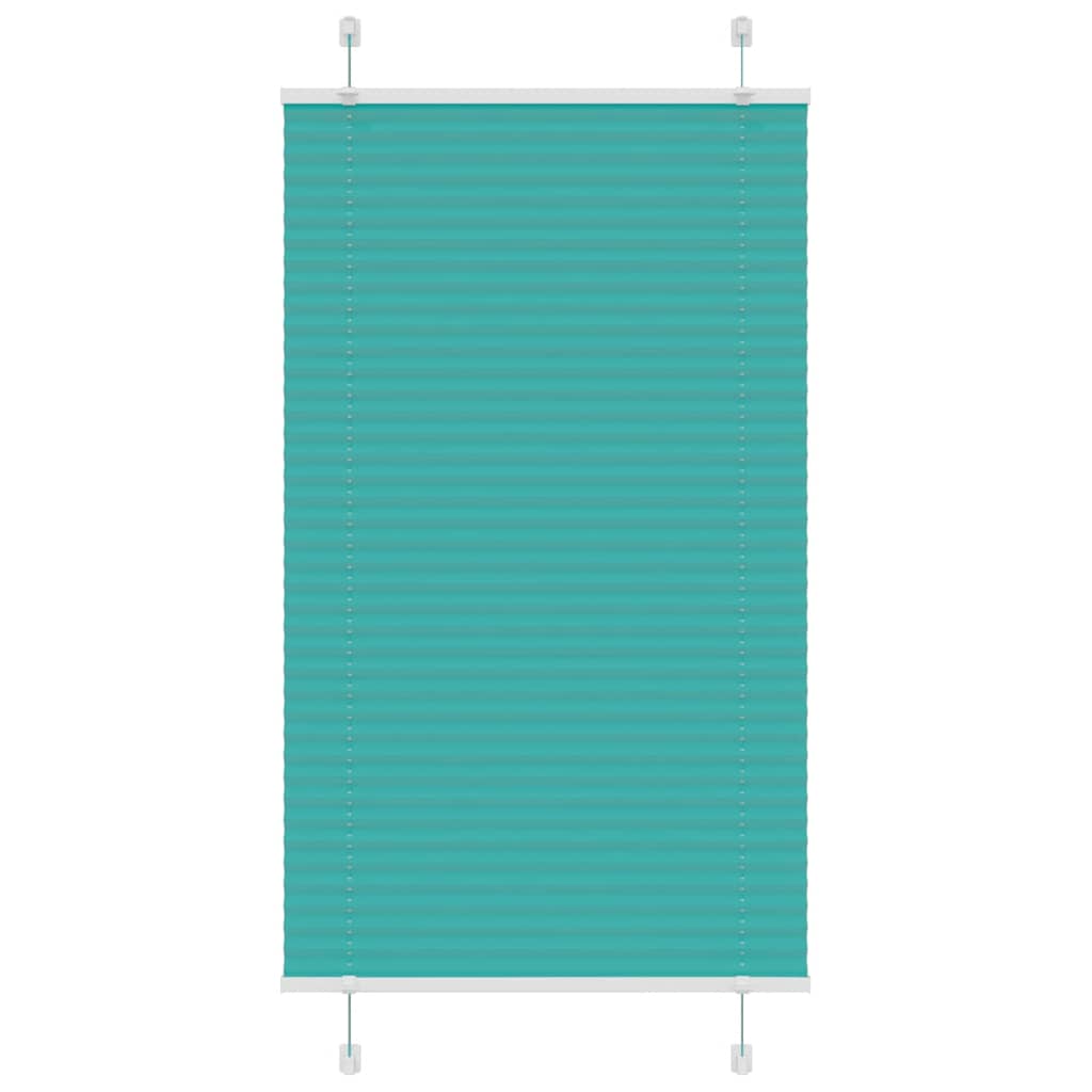 Plisseret Petrol Grøn 80x150 cm Stof Bredde 79,4 cm Polyester