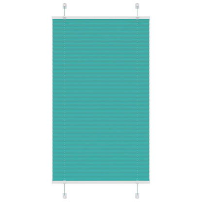 Plisseret Petrol Grøn 80x150 cm Stof Bredde 79,4 cm Polyester