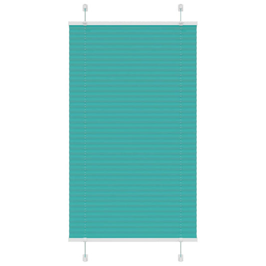 Plissee Petrolgrün 80x150 cm Stoffbreite 79,4 cm Polyester