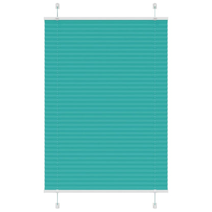 Plissee Petrolgrün 85x150 cm Stoffbreite 84,4 cm Polyester