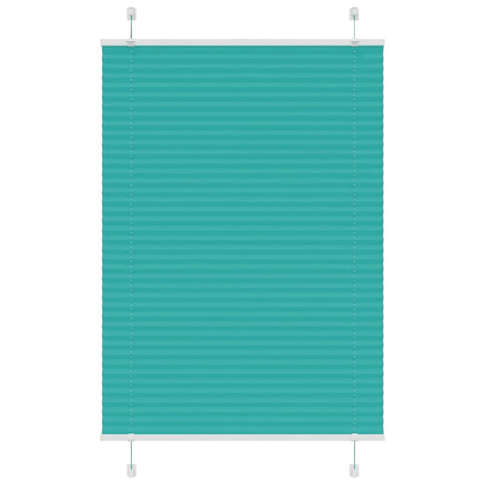 Plissee Petrolgrün 85x150 cm Stoffbreite 84,4 cm Polyester