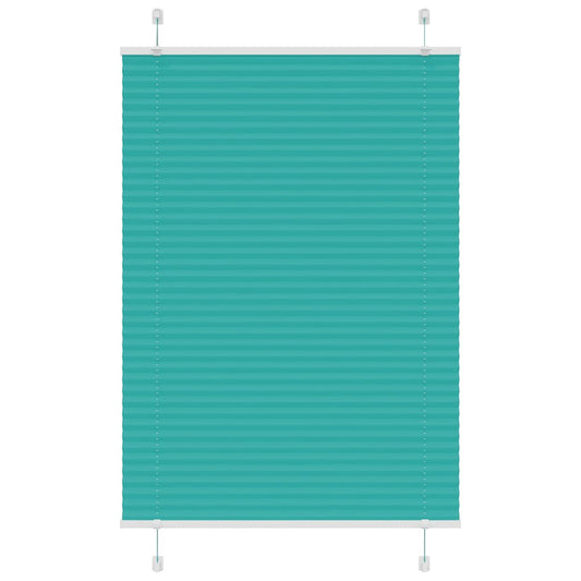Plissee Petrolgrün 95x150 cm Stoffbreite 94,4 cm Polyester