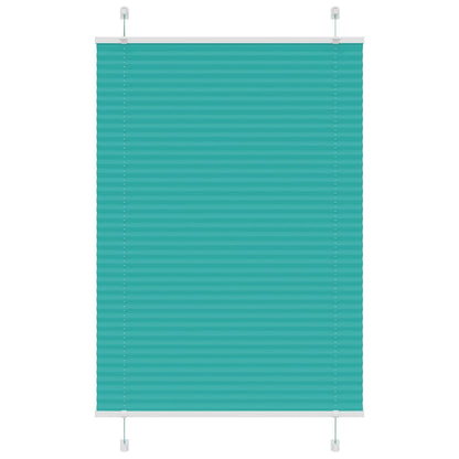 Plisseret Petrol Grøn 100x150 cm Stof Bredde 99,4 cm Polyester
