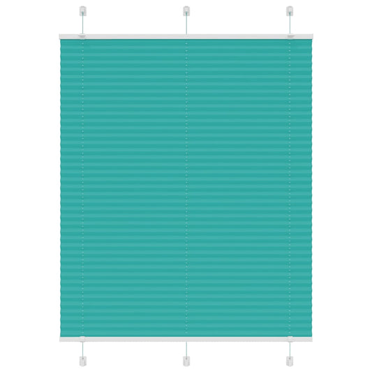 Plissee Petrolgrün 105x150 cm Stoffbreite 104,4 cm Polyester