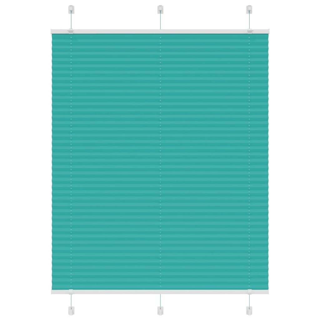 Plissee Petrolgrün 110x150 cm Stoffbreite 109,4 cm Polyester