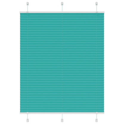 Plissee Petrolgrün 110x150 cm Stoffbreite 109,4 cm Polyester