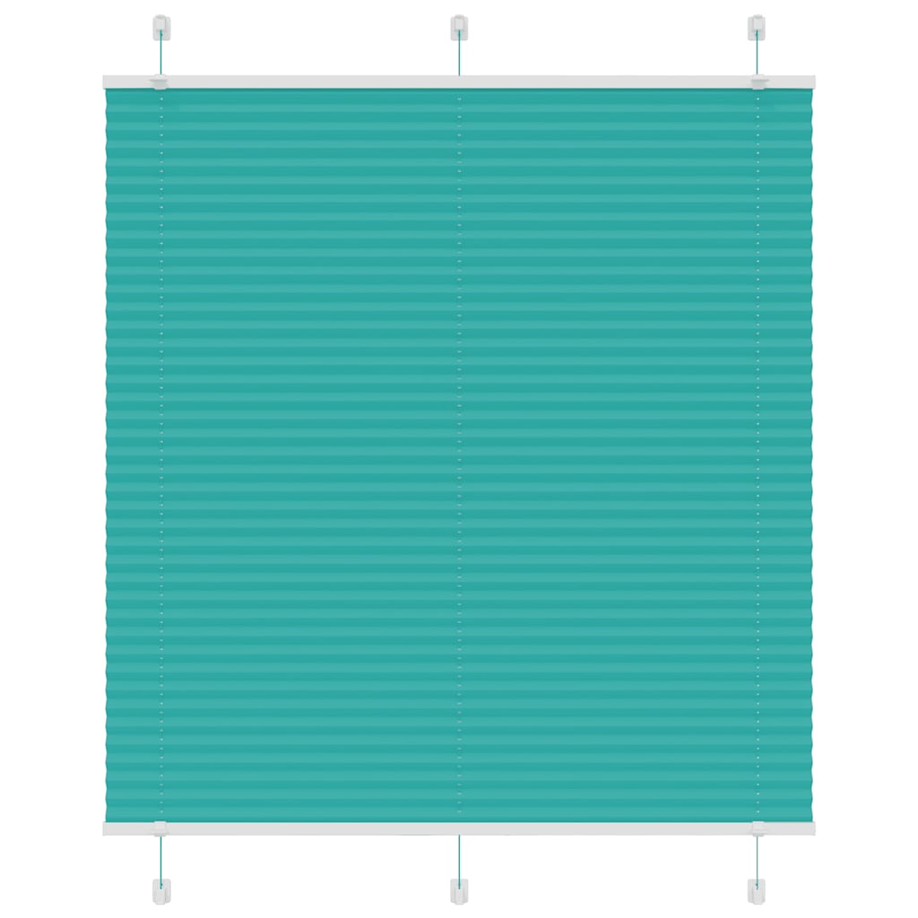 Plisseret benzingrøn 120x150 cm Stofbredde 119,4 cm Polyester