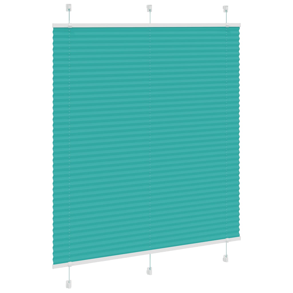 Plisseret benzingrøn 120x150 cm Stofbredde 119,4 cm Polyester