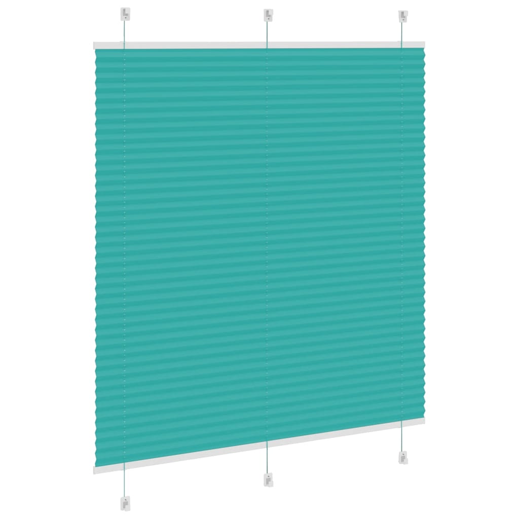 Plisseret benzingrøn 120x150 cm Stofbredde 119,4 cm Polyester