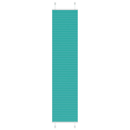 Plissee Petrolgrün 40x200 cm Stoffbreite 39,4 cm Polyester