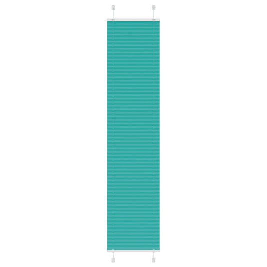 Plissee Petrolgrün 40x200 cm Stoffbreite 39,4 cm Polyester