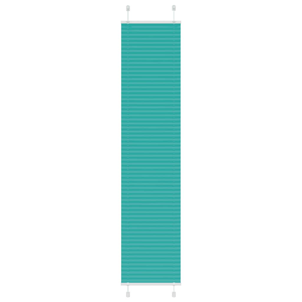 Plissee Petrolgrün 50x200 cm Stoffbreite 49,4 cm Polyester