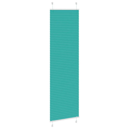 Plisseret Petrol Grøn 55x200 cm Stof Bredde 54,4 cm Polyester