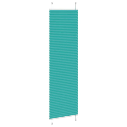 Plisseret Petrol Grøn 55x200 cm Stof Bredde 54,4 cm Polyester