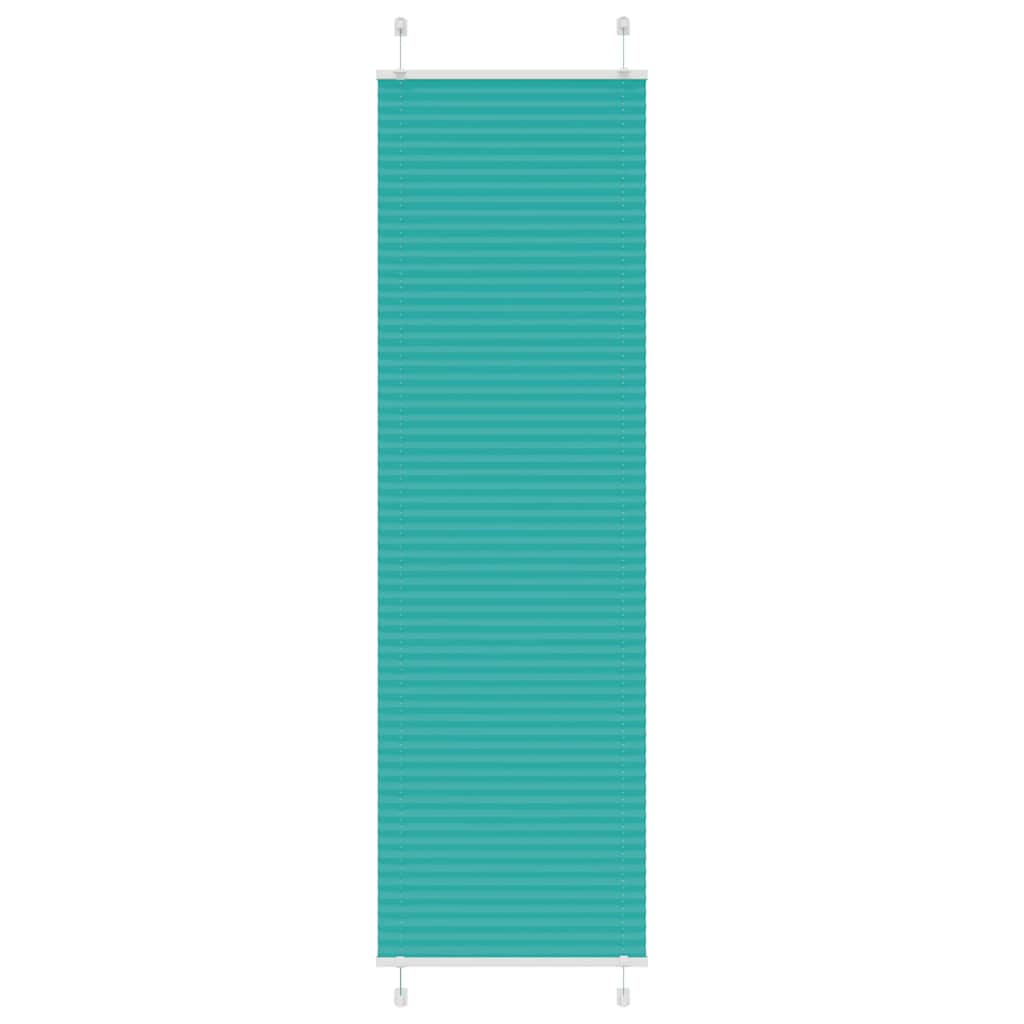 Plissee Petrolgrün 60x200 cm Stoffbreite 59,4 cm Polyester