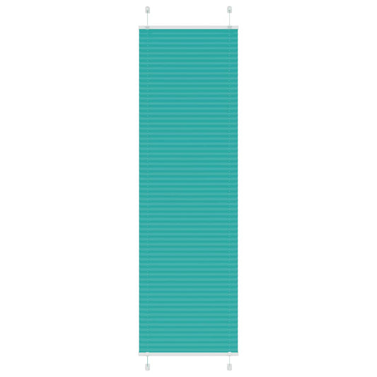 Plissee Petrolgrün 65x200 cm Stoffbreite 64,4 cm Polyester