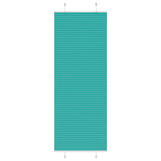 Plissee Petrolgrün 75x200 cm Stoffbreite 74,4 cm Polyester