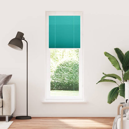 Plisseret Petrol Grøn 75x200 cm Stof Bredde 74,4 cm Polyester