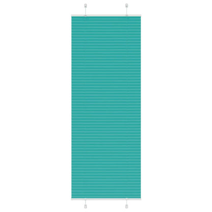 Plisséblind petrolgrøn 80x200 cm stofbredde 79,4 cm polyester