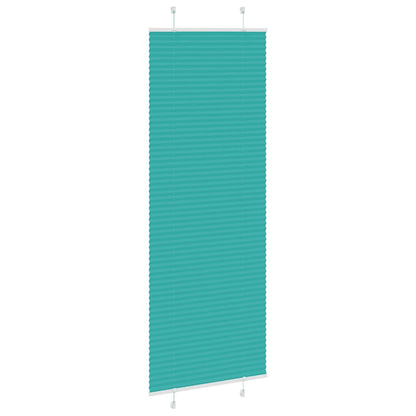 Plisséblind petrolgrøn 80x200 cm stofbredde 79,4 cm polyester