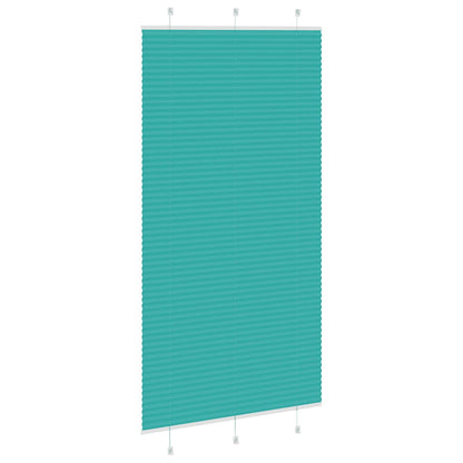 Plisséblind petrolgrøn 100x200 cm stofbredde 99,4 cm polyester