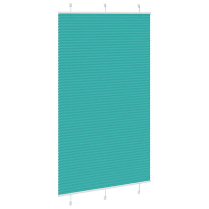 Plissee Petrolgrün 115x200 cm Stoffbreite 114,4 cm Polyester