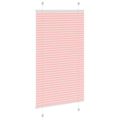 Plisseret Pink 75x100 cm Stofbredde 74,4 cm Polyester