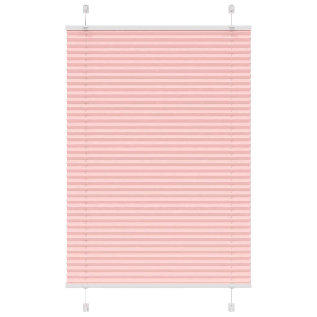 Plisseret Pink 95x100 cm Stofbredde 94,4 cm Polyester