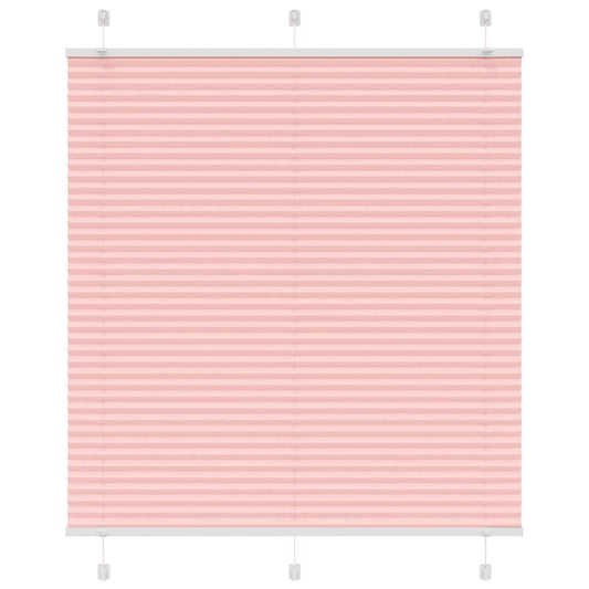 Plissee Rosa 115x100 cm Stoffbreite 114,4 cm Polyester