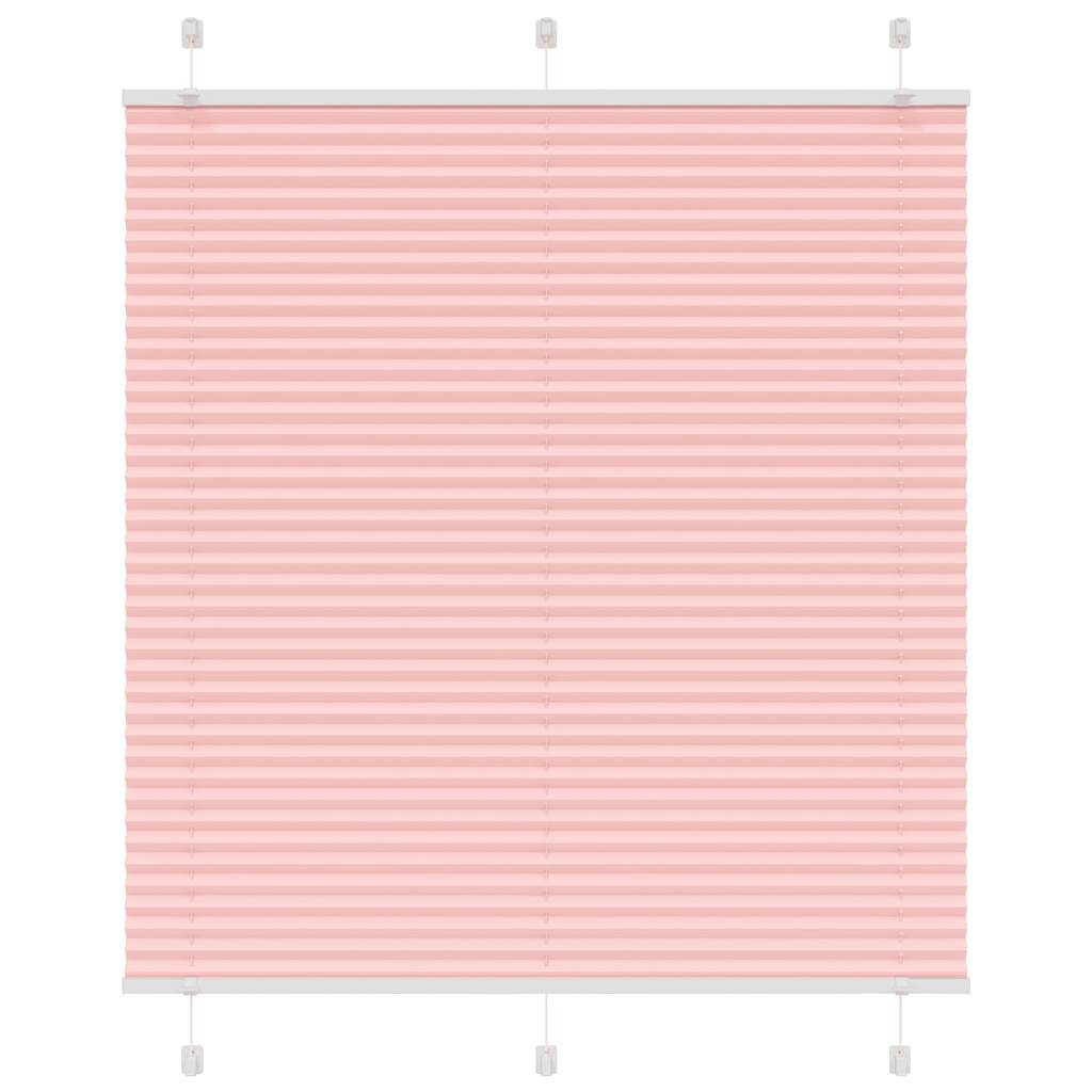 Plissee Rosa 120x100 cm Stoffbreite 119,4 cm Polyester