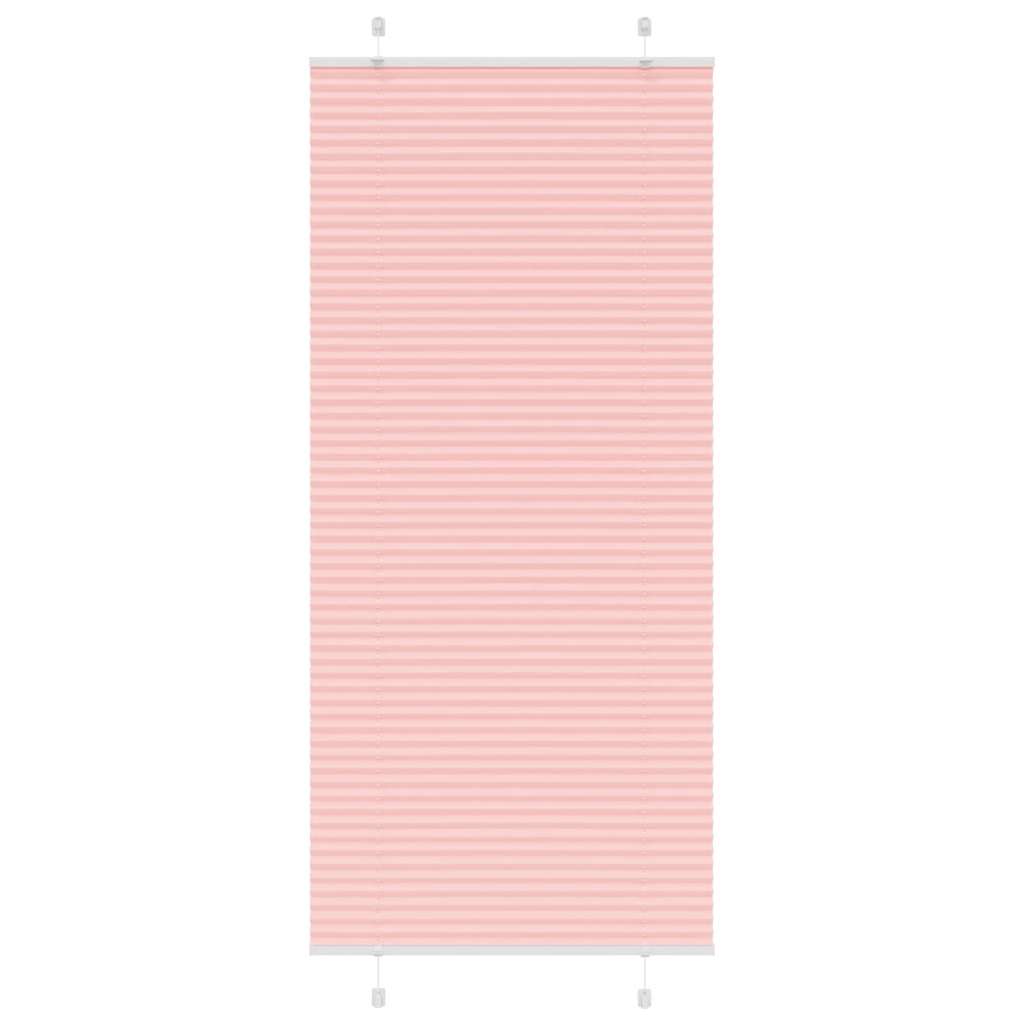 Plissee Rosa 95x200 cm Stoffbreite 94,4 cm Polyester