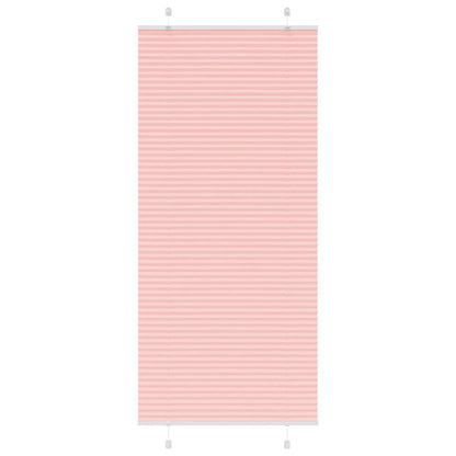 Plissee Rosa 100x200 cm Stoffbreite 99,4 cm Polyester