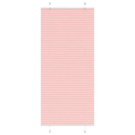 Plissee Rosa 100x200 cm Stoffbreite 99,4 cm Polyester