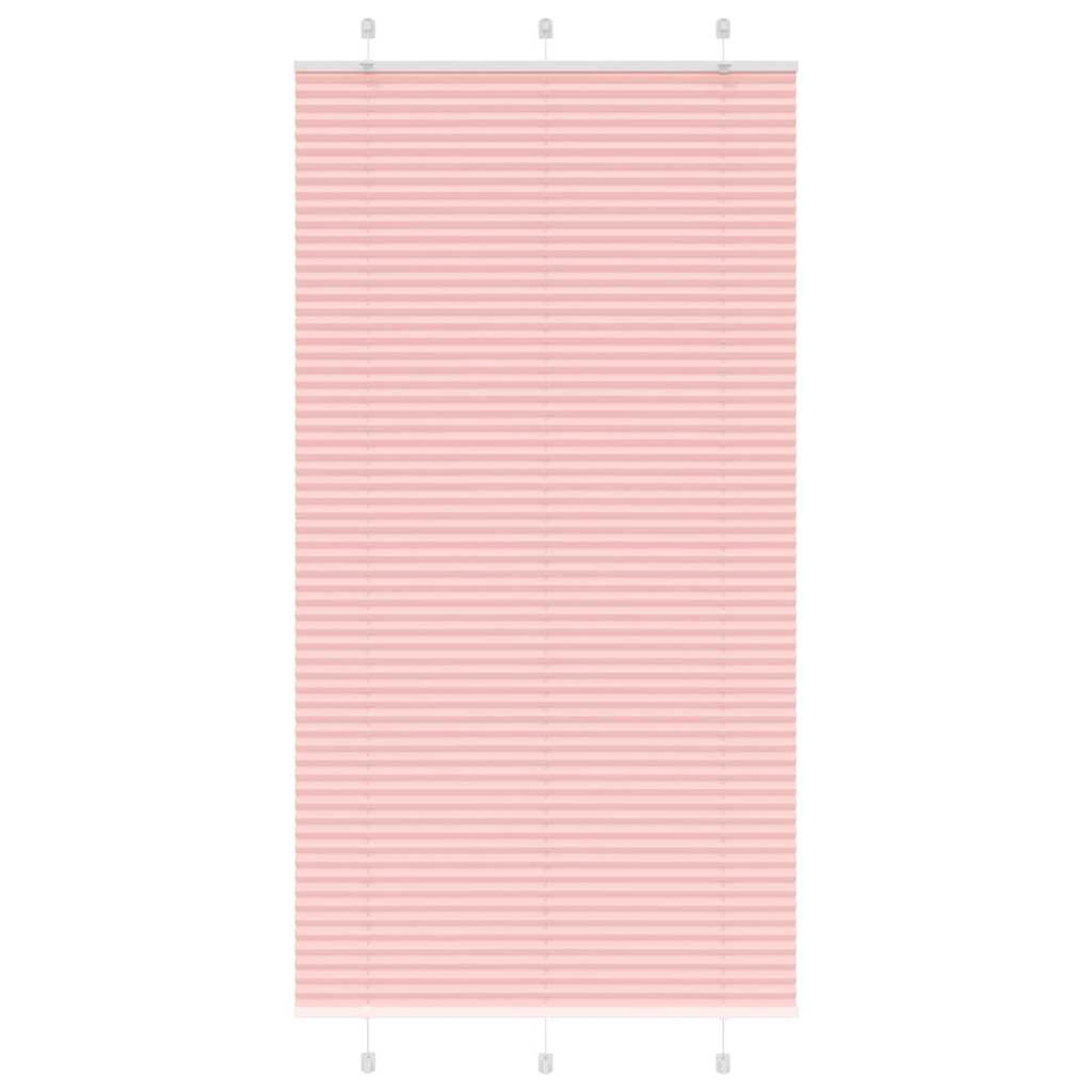Plissee Rosa 110x200 cm Stoffbreite 109,4 cm Polyester