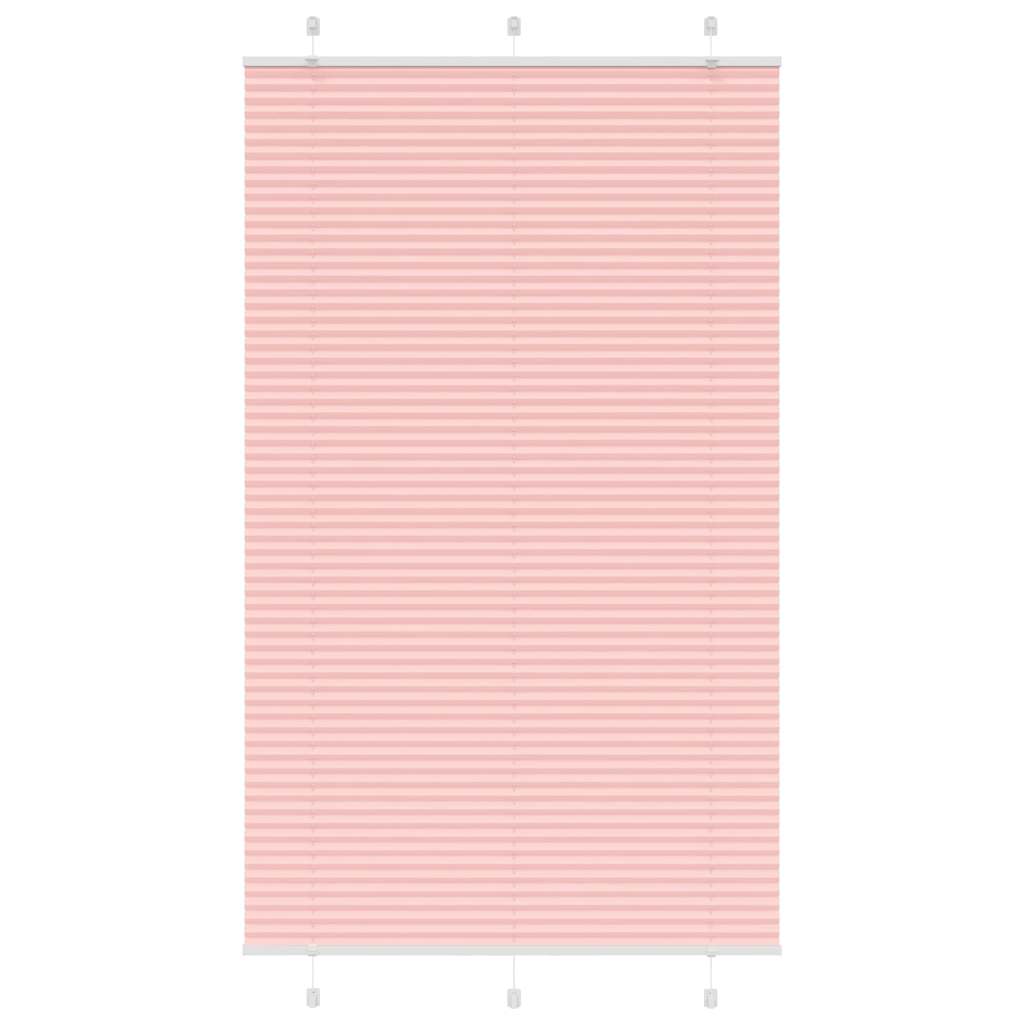 Plissee Rosa 120x200 cm Stoffbreite 119,4 cm Polyester