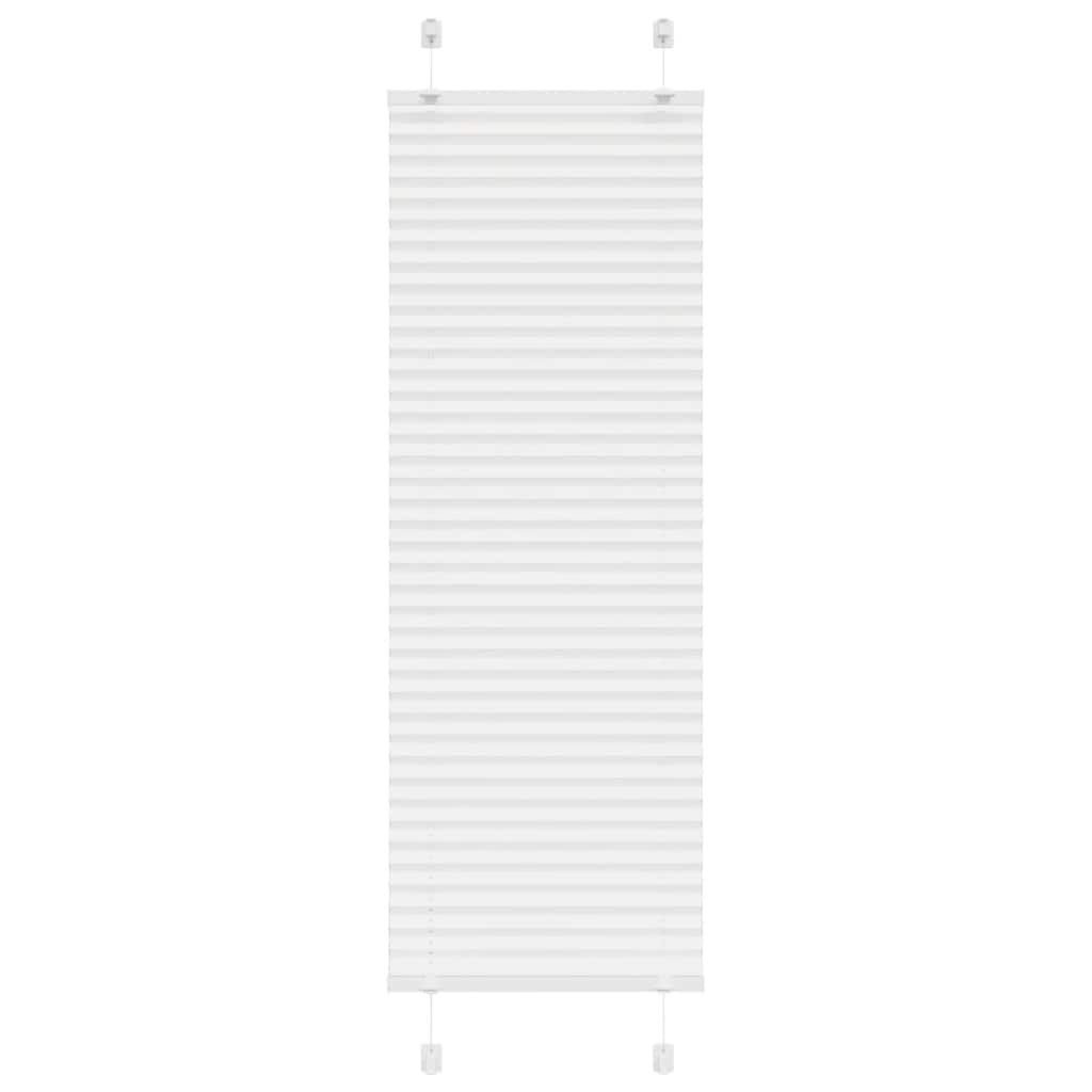 Plisseret Hvid 45x100 cm Stofbredde 44,4 cm Polyester