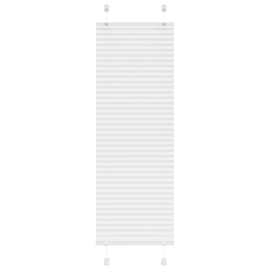 Plissee Weiß 50x100 cm Stoffbreite 49,4 cm Polyester