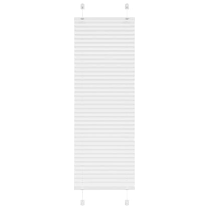 Plissee Weiß 50x100 cm Stoffbreite 49,4 cm Polyester