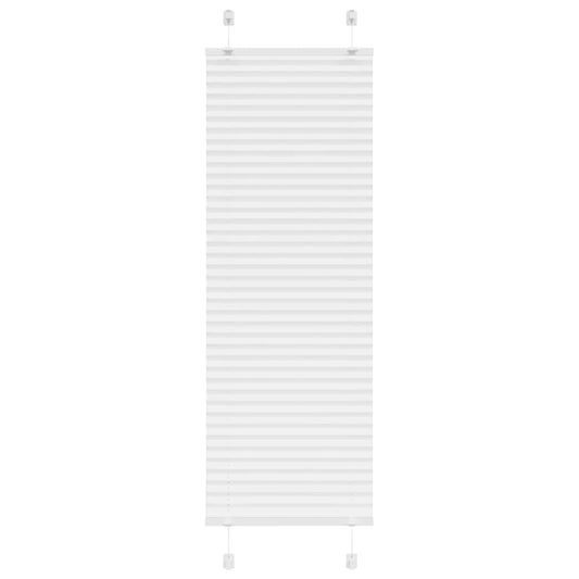 Plissee Weiß 50x100 cm Stoffbreite 49,4 cm Polyester