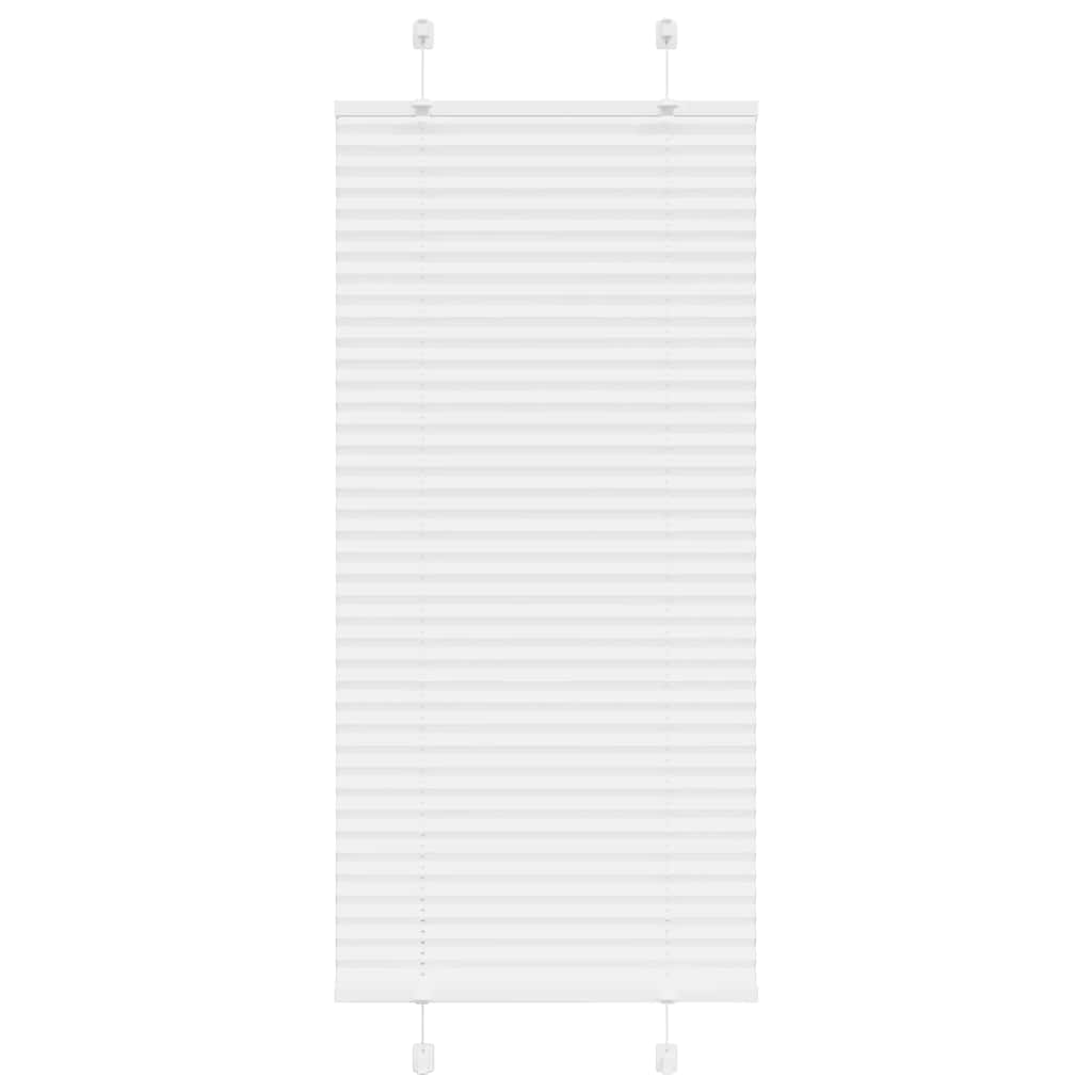 Plissee Weiß 55x100 cm Stoffbreite 54,4 cm Polyester