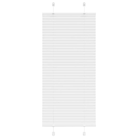 Plissee Weiß 55x100 cm Stoffbreite 54,4 cm Polyester