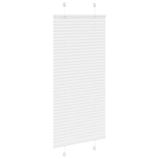 Plissee Weiß 55x100 cm Stoffbreite 54,4 cm Polyester