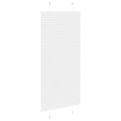 Plissee Weiß 55x100 cm Stoffbreite 54,4 cm Polyester