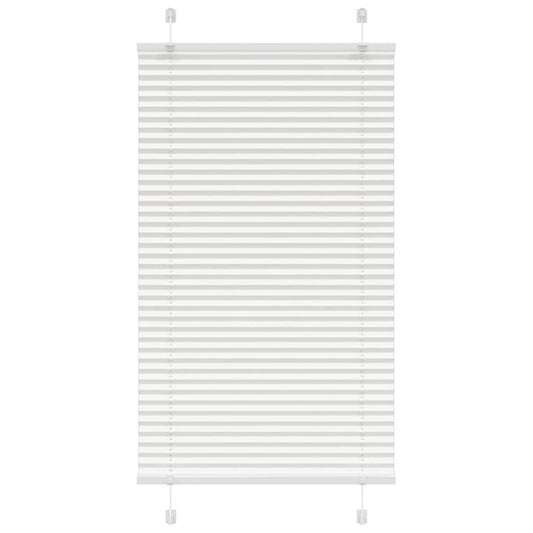 Plissee Weiß 70x100 cm Stoffbreite 69,4 cm Polyester