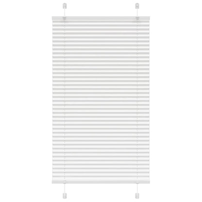 Plissee Weiß 75x100 cm Stoffbreite 74,4 cm Polyester