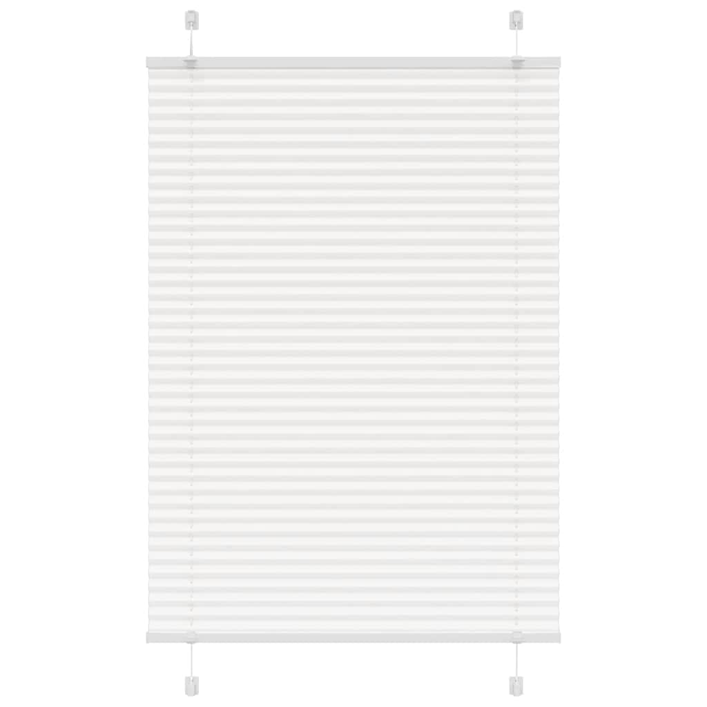Plissee Weiß 90x100 cm Stoffbreite 89,4 cm Polyester