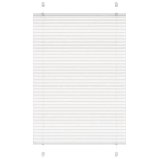 Plissee Weiß 90x100 cm Stoffbreite 89,4 cm Polyester