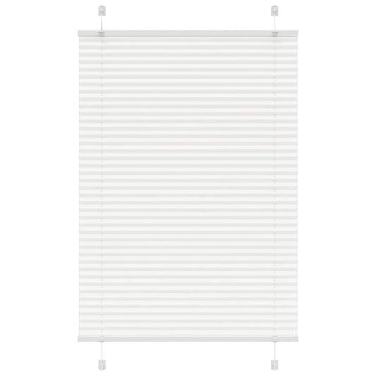Plissee Weiß 100x100 cm Stoffbreite 99,4 cm Polyester